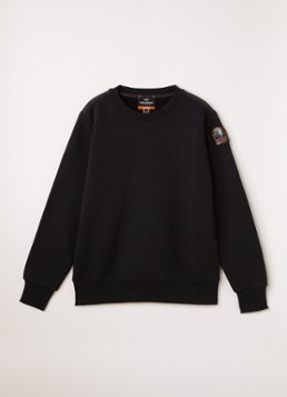 Parajumpers Jongens K2 sweater met ronde hals in de kleur Zwart, maat: S=152