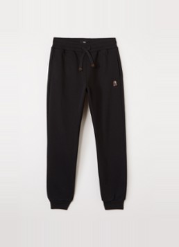 Parajumpers Jongens Makalu tapered fit joggingbroek met logo in de kleur Zwart, maat: M=164