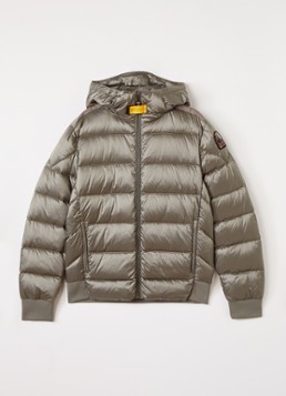 Parajumpers Jongens Pharrel puffer jack met donsvulling in de kleur Khaki, maat: L=176