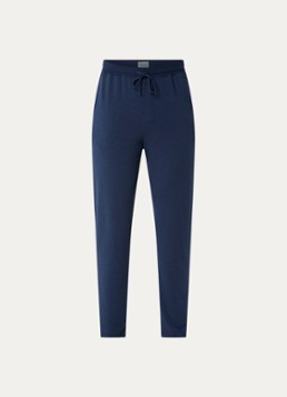 Hanro Heren Pyjamabroek met steekzakken in de kleur Donkerblauw, maat: S