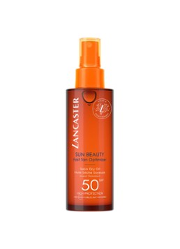 Lancaster Sun Beauty Fast Tan Optimizer Satin Dry Oil SPF 50 - zonneolie 150 ML Verzorging - Deal