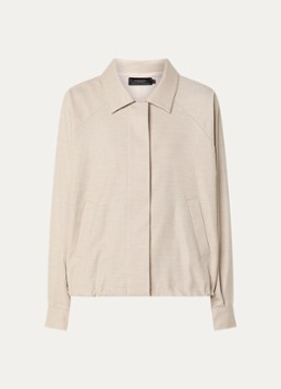 Claudia Sträter Dames Jack met steekzakken in de kleur Beige
