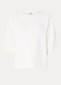 Claudia Sträter Dames T-shirt met boothals in de kleur Wit