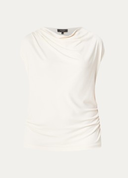 Claudia Sträter Dames T-shirt met ronde hals in de kleur Gebroken wit