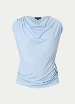Claudia Sträter Dames T-shirt met ronde hals in de kleur Blauwgrijs