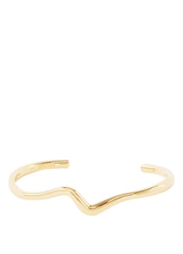Missoma Dames Molton Wave bangle verguld in de kleur Goud, maat: 50