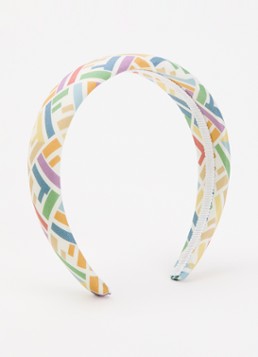 Fendi Meisjes Haarband met logoprint
