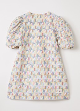 Fendi Meisjes Jurk met logo in de kleur Multicolor, maat: 8J=128