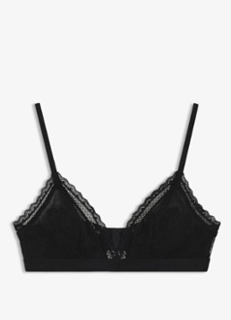 HUGO Dames Bralette van kant in de kleur Zwart