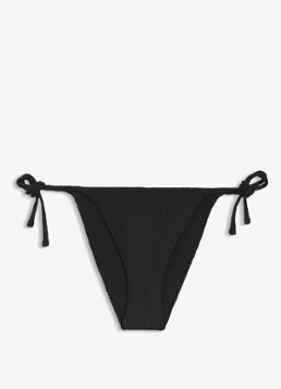 HUGO Dames Bikinislip met structuur in de kleur Zwart