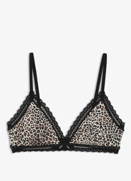 HUGO Dames Bralette met kant in de kleur Zwart