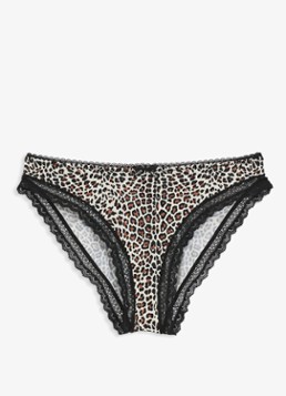 HUGO Dames Slip met dierenprint in de kleur Multicolor