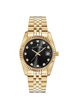 Jacques du Manoir Dames Inspiration horloge NRO.21 in de kleur Goud, maat: 36 MM