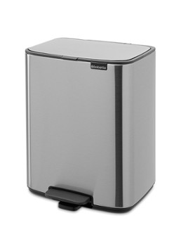 Brabantia Bo pedaalemmer 12 liter Zilver - Deal