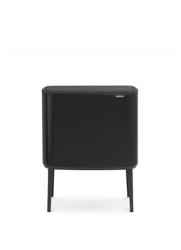 Brabantia Bo Touch Bin recyling duo prullenbak met deksel op pootjes 11 + 23 liter Zwart - Deal