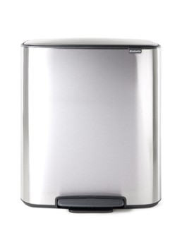 Brabantia Bo pedaalemmer 60 liter Zilver - Deal