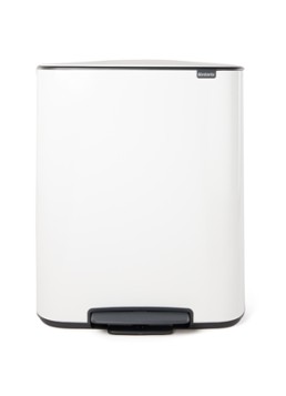 Brabantia Bo pedaalemmer 2 x 30 liter Wit - Deal