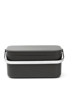 Brabantia Aanrecht prullenbak 1,8 liter Antraciet - Deal
