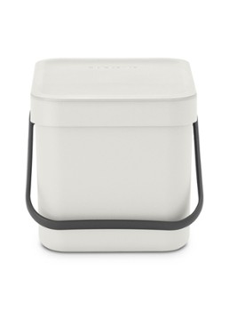 Brabantia Sort & Go prullenbak 6 liter Wit - Deal