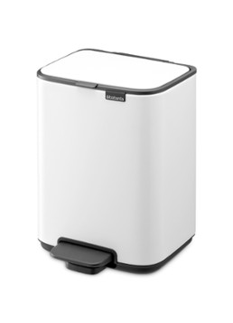 Brabantia Bo pedaalemmer 4 liter Wit - Deal