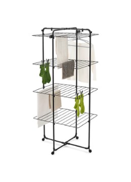 Brabantia HangOn droogtoren 30 meter Zwart - Deal