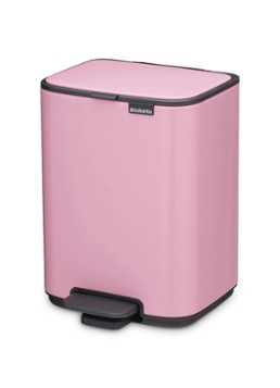 Brabantia Bo pedaalemmer 4 liter Donkerroze - Deal