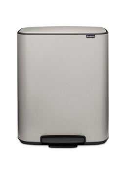 Brabantia Bo pedaalemmer 60 liter Middengrijs - Deal