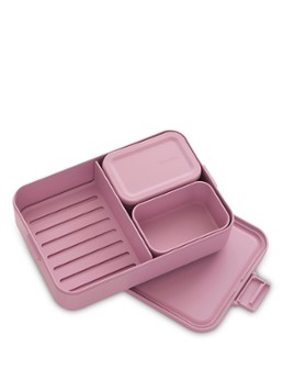Brabantia Make & Take bento lunchbox/broodtrommel Donkerroze - Deal