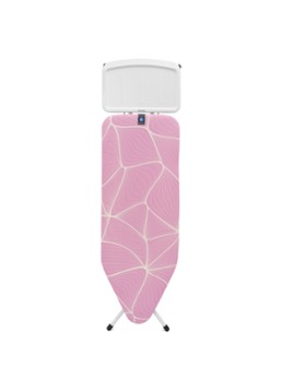 Brabantia Strijkplank C met stoomunithouder 124 x 45 cm Wit - Deal