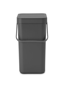 Brabantia Sort & Go prullenbak 12 liter Antraciet - Deal