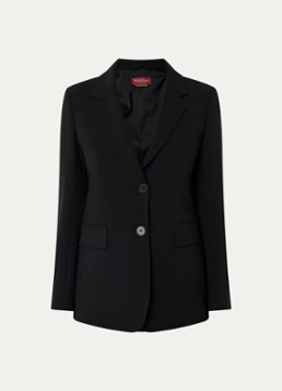 MaxMara Dames Linz blazer met schoudervulling in de kleur Zwart