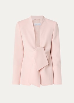 MaxMara Dames Palo blazer met gestrikt detail in de kleur