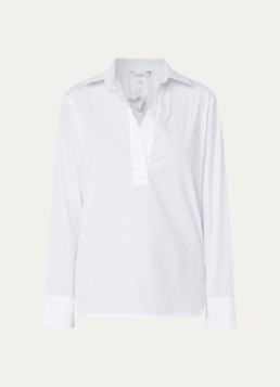 MaxMara Dames Tuniek met V-hals in de kleur Wit