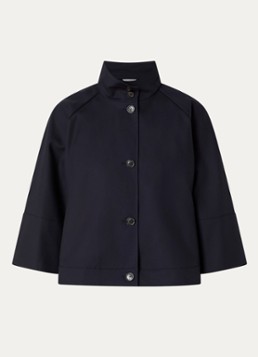 MaxMara Dames Cape met steekzakken in de kleur Donkerblauw