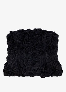 Maje Dames Strapless top met 3D print in de kleur Jeans