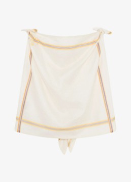 Maje Dames Crop top met rugdecolleté in de kleur Wit
