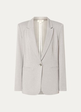 Expresso Dames Blazer met paspelzakken in de kleur Lichtgrijs