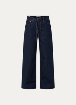 Levi's Dames High waist wide leg jeans met donkere wassing en steekzakken in de kleur Indigo