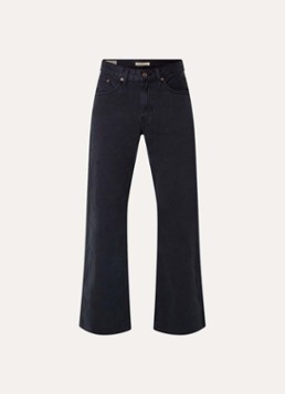 Levi's Dames High waist straight leg jeans met gekleurde wassing in de kleur Zwart