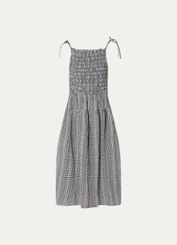 Levi's Dames Monaco midi jurk met stippenprint in de kleur Zwart