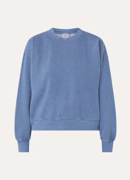 Levi's Dames Vintage Boxy sweater met ronde hals in de kleur Blauw