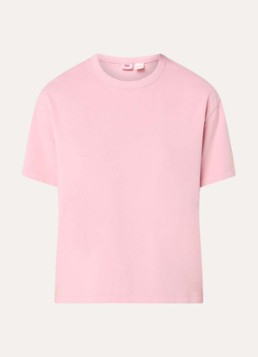 Levi's Dames T-shirt met ronde hals in de kleur Lichtroze
