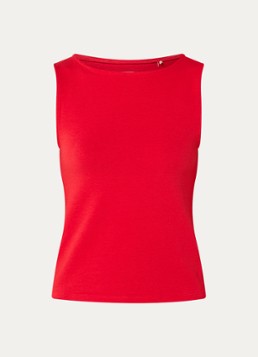 Levi's Dames Blair tanktop met stretch in de kleur Steenrood