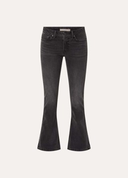 Levi's Dames Mid waist bootcut jeans met gekleurde wassing in de kleur Zwart
