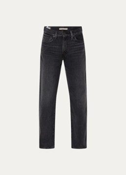 Levi's Dames Easy Dad high waist straight leg jeans met gekleurde wassing in de kleur Zwart