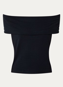 Levi's Dames Off shoulder top in de kleur Zwart