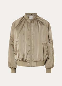 Levi's Dames Ruth bomberjack met steekzakken in de kleur Bruin