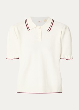 Levi's Dames Regular fit polo met kraag in de kleur Wit