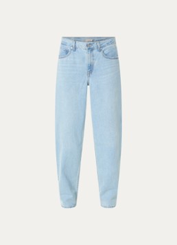 Levi's Dames High waist straight leg jeans met lichte wassing in de kleur Indigo