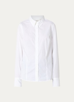 Levi's Dames Blouse met kraag in de kleur Wit